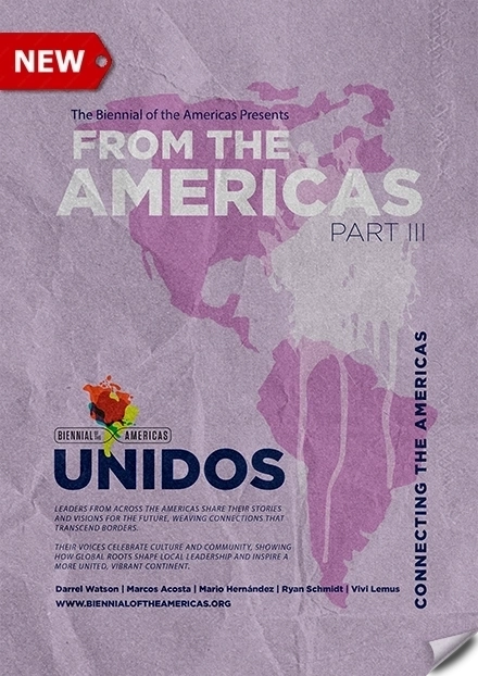 Poster for the documentary video titled From the Americas: Part 3.